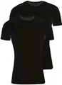 Marvelis Herren T-Shirt Rundhals T-Shirt Body-Fit,Jersey,schwarz 68,XXL