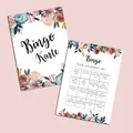 50 Bingokarten "Boho Hochzeit" Hochzeitsbingo Spiel, Hochzeitsspiel für Gäste