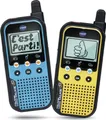 VTech - KidiTalkie, Walkie-Talkie, Kinder, elektronisches Lernspielzeug - FR Version