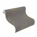 Vliestapete Rasch Blüte Floral anthrazit metallic Andy Wand 649024 (4,02€/1qm)