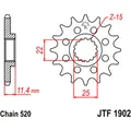 Racing Ritzel 16Z von JT Sprockets - leistungsstark & gewichtsoptimiert RC8C End