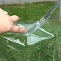 TOLKO Folie transparent 0,5mm | Stabil flexibel Wasserdicht | Klarsichtfolie Meterware | Tischdecke Tischschutz Kunststofffolie Fensterfolie | transparente Folie für Innen und Außen 137cm breit