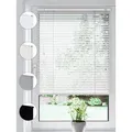 Sonello Jalousie Klemmfix ohne u. mit Bohren 60cm x 220cm Weiß Aluminium Jalousette, Klemmfix, Inkl. Halterung für Decken- u. Wandmontage Alu Jalousie Fenster u. Tür, Blickdicht freihängend weiß 60 cm x 220 cm