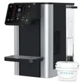 Aqua Optima Aurora Heißwasserspender, Kunststoffgehäuse, 3,8 l FÃ1/4llmenge, 2100 Watt - Schwarz/Silber