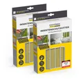EASYmaxx Insektenschutz-Fensterrahmen Fliegengitter für Fenster mit Magic Click 150 x 130 cm, (2-St), Moskitonetz zuschneidbar, Einfache Montage mit 12 Magneten