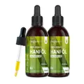 Hanföl - 120ml - Kaltgepresst - Omega 3 - Haut - Knochen - Gelenke - 100% Vegan
