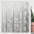 Fensterfolie Bambus Optik Selbstklebend Blickdicht 3D Dekor 44,5 x 200cm