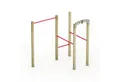 Wickey Turnreck FIT Base 510 - Gartengerät für Calisthenics, Spiel & Kletterspaß, (Kraftstation, Fitnessstation, Sportgeräte für zuhause, Workout, Krafttraining, Gymtower, Fitnessturm, Ideal für Fitnessbegeisterte & Familien mit Bewegungsdrang), witterungsbeständig mit 5 Jahren Garantie auf Holz- und HDPE-Teile*