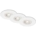 Brilo LED-Einbauleuchte Kulana 3er-Set Weiß