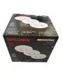 Briloner 3er Set Einbaustrahler LED FLAT IN Weiß 4,9W 3000K 480lm IP44 Ø90mm