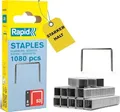 Rapid Feindrahtklammern Typ 53, 8 mm, Kleinpackung galvanisierter Stahldraht, im Karton mit Eurolochung, - 1 Stück (40109503)