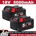5 Ah M18B12 Für Milwaukee M18 Akku 18V Li-Ion 48-11-1860 2pack