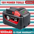 Für Milwaukee 18V Akku Für M18 9,0Ah Li-Ion M18B6 48-11-1860 48-11-1852