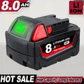 Für Milwaukee 18V Akku Für M18 8,0Ah Li-Ion M18B6 48-11-1860 48-11-1852