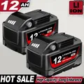 2X 12 Ah M18B12 Für Milwaukee M18 Akku 18V Li-Ion 48-11-1860 48-11-1812