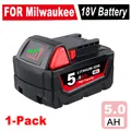 1X 18 Volt  5.0Ah M18B9 Für Milwaukee M18 Akku 18V Li-Ion 48-11-1860-2