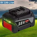 5,0Ah für Bosch 18V Akku Professional GBA GSR GSB BAT618 BAT609 BAT620 BAT610G ✔
