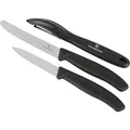 Victorinox Swiss Classic Gemüsemesser-set Mit Schäler 3-teilig Schwarz