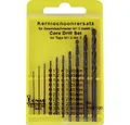 Donau Elektronik Metallbohrer Donau Elektronik HSS100 HSS Kernlochbohrer-Set 10teilig 0.8 mm, 0.95 m