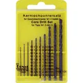 Donau Elektronik HSS100  HSS Kernlochbohrer-Set 10teilig 0.8 mm, 0.95 mm, 1.1...