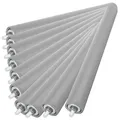 10x Tragrolle 400mm Ø 42mm Förderband Rolle Rollenbahn Untergurtrolle Rollbahn