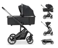 Osann Kombi-Kinderwagen Juntos, mit Babywanne, Sportsitz, gefederte Gummiräder,hochwertige Materialien