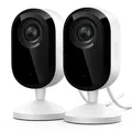 Arlo Essential 3 2K Indoor-Kamera Weiß 2er Set 3MP 2304x1296, WLAN, Netzteil, Indoor, Zwei-Wege-Audio, Auto. Objektiv-Abdeckung