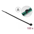 Delock 19561 Kabelbinder Schwarz 100 St.