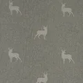 Dekostoff Gardinenstoff Landhausstoff Wendestoff Hirsche beige braun türkis 1,40