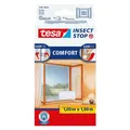tesa Insektenschutz COMFORT für Fenster, mit Klettband, selbstklebend, ohne Bohren (100 x 100 cm) (55667-00020-00)
