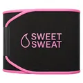 Sports Research Bauchgurt „Sweet Sweat“ zur Förderung der Schweißbildung am Bauch, Pinkes Logo, Large: 9" width x 46" length