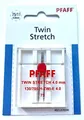 Original Pfaff Nähmaschinen Zwillingsnadel Stretch/Jersey 130/705 H-ZWI-E Stärke 4.0/75 für Pfaff Varimatic