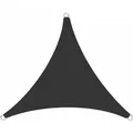 Estexo - Sonnensegel Sonnenschutzsegel Sonnendach Sonnenschutz Uv-schutz Sichtschutz Hdpe Anthrazit / 3x3x3m (dreieck)