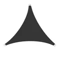 Sonnenschutzsegel Schattenspender Sonnensegel 3x3x3m HDPE anthrazit Dreieck
