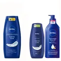 3tlg. XXL-Pflege-Set | Nivea Creme Care Duschcreme + 72H Body Milk + Schaumbad