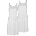 Nina Von C. Unterkleid 2er Pack Unterkleid Länge 90 cm Elegance (Spar-Set, 2-tlg) - weiß 44