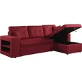 ECKSOFA axel Rot/Gelb