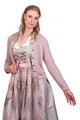 Edelnice Trachtenmode Damen Trachten Strickjacke Theresa aus Wolle in Rosa oder Anthrazit Gr. 34-48 (Strickjacke-Theresa-rosé, 44)