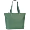 Derbe Schultertasche in Grün - (B)39 x (H)34 x (T)15 cm