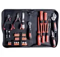 Brüder Mannesmann Werkzeuge Werkzeugset Elektronik-Tool-Kit, in Reissverschlusstasche, 45-teilig M29044, in Tasche