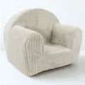Mini-Kindersessel - Kindersessel aus Cord in Beige abnehmbarer waschbarer Bezug Kuschelcouch für Kinder Cordsessel - Beige