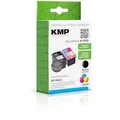 KMP Tintenpatrone passend für HP 304XL (N9K08AE, N9K07AE) Multipack - H175VX - für HP DeskJet 2620 2630 2632 2633 2634 3720 3730 3732 3750 376... etc.