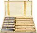 PAULIMOT Drechselmesser-Starter-Set, 8-teilig