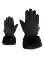 Ziener Damen KWINZ-Z Ski-Handschuhe/Wintersport | Kunstfellbündchen, Thermoshield, wasserabweisend, Black, 7