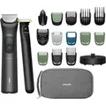 All-in-One Multigroom Trimmer Series 9000 19-in-1, Haarschneider grau, Gesicht, Haar und Körper