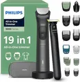 Philips All-in-One Multigroom Trimmer Series 9000 19-in-1 (grau, Gesicht, Haar und Körper)
