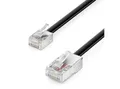 deleyCON deleyCON 10m Telefonkabel RJ11 auf RJ45 Modularkabel DSL VDSL LAN-Kabel