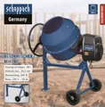 Scheppach Betonmischer Mix 180 L Mörtelmischer Zementmischer Betonmischmaschine