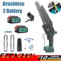 Akku Kettensäge Für Makita 18V 8'' Elektro Kettensägen Handkettensäge Mit 2Akku