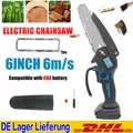 Für 18V Bosch Akku Kettensäge Mini Elektro Motorsäge Handkettensäge 6Zoll &GBA